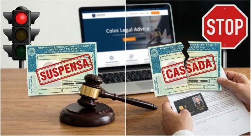 CNH Suspensa ou Cassada: Diferenças e Soluções